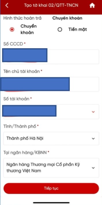 Hướng dẫn lập tờ khai quyết toán thuế thu nhập cá nhân trên Etax Mobile- Ảnh 7.